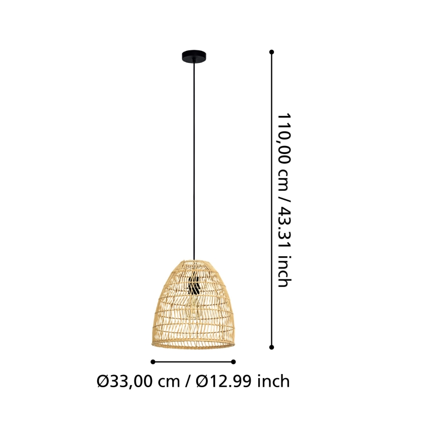 Eglo - Luster na lanku 1xE27/40W/230V
