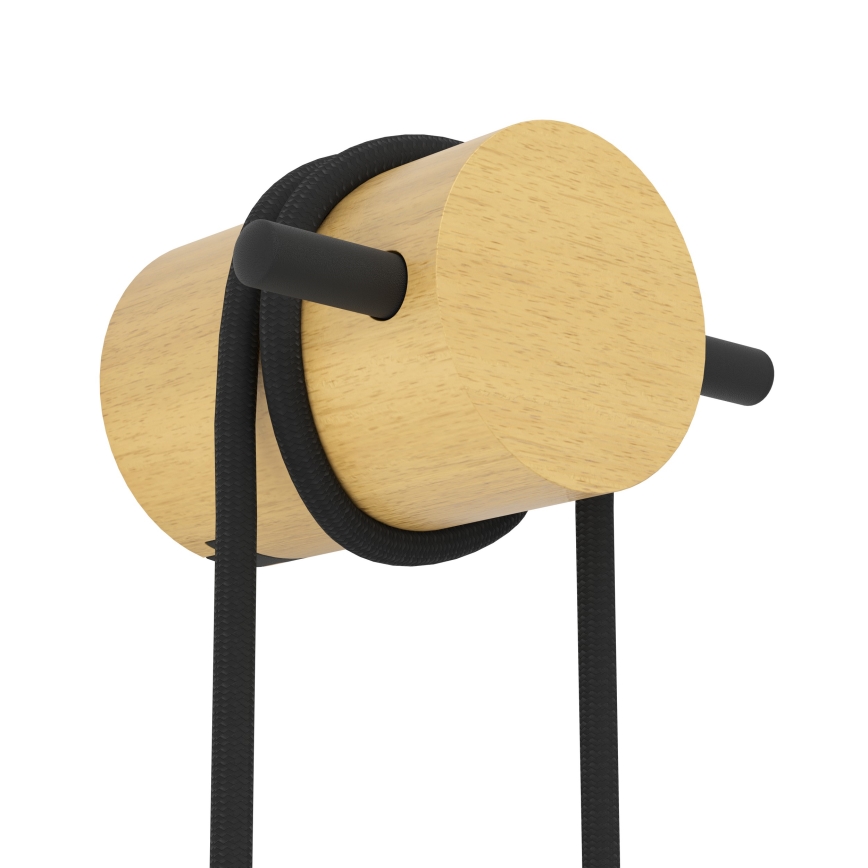 Eglo - Nástenné svietidlo 1xE27/13W/230V čierna/béžová