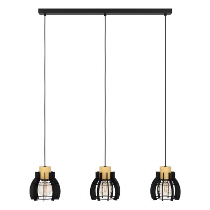 Eglo - Luster na lanku 3xE27/40W/230V