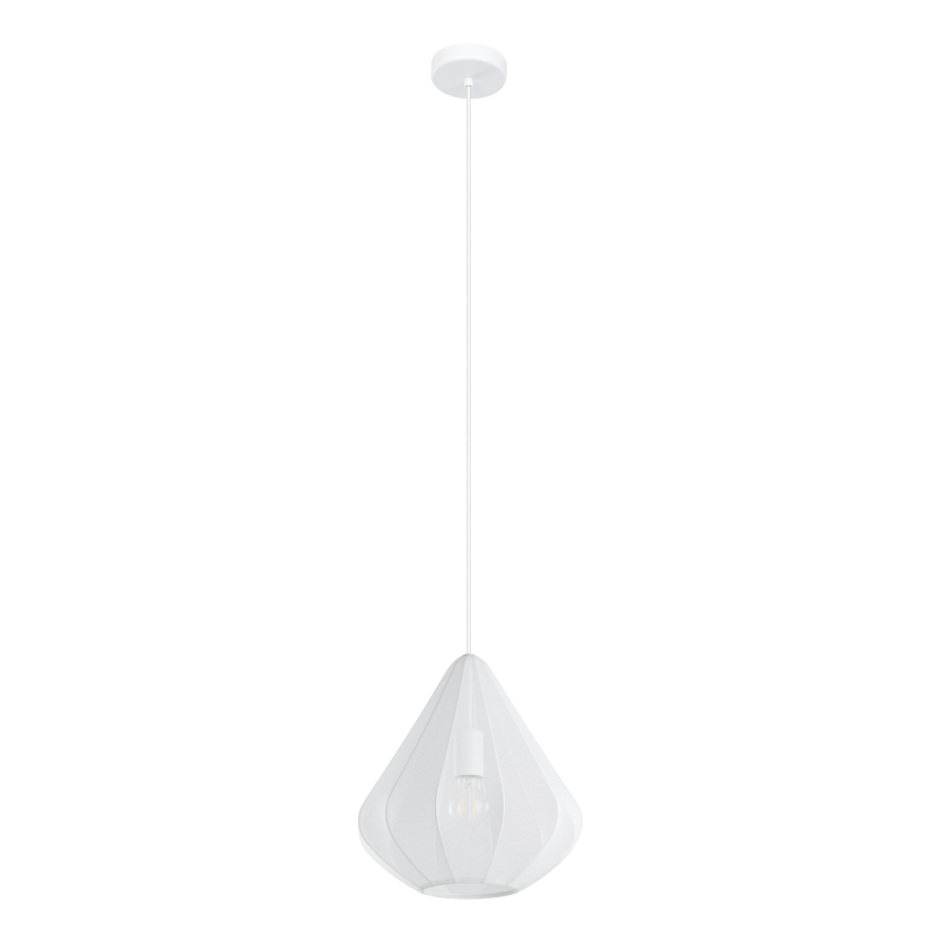 Eglo - Luster na lanku 1xE27/40W/230V pr. 33,5 cm biela