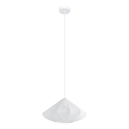 Eglo - Luster na lanku 1xE27/40W/230V pr. 42,5 cm biela
