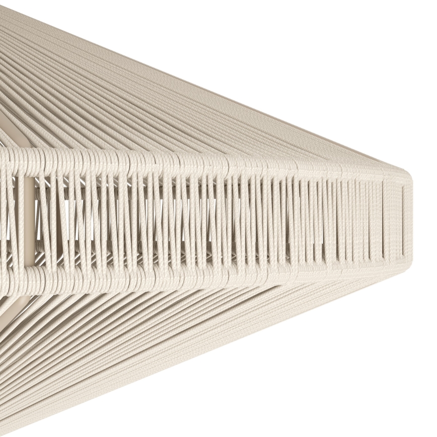 Eglo - Závesné svietidlo na lanku 1xE27/40W/230V krémové