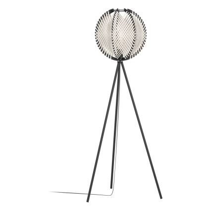 Eglo - Stojacia lampa 1xE27/40W/230V biela/čierna