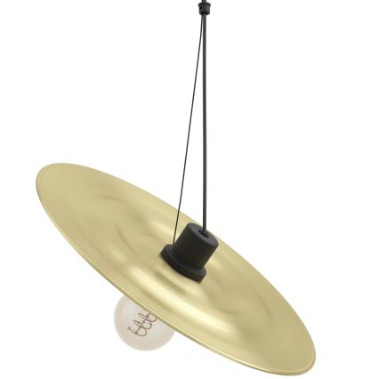 Eglo - Luster na lanku 1xE27/40W/230V zlatá