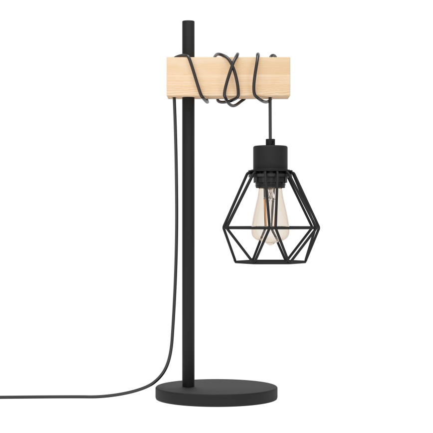 Eglo - Stolná lampa TOWNSHEND 1xE27/60W/230V - FSC certifikované