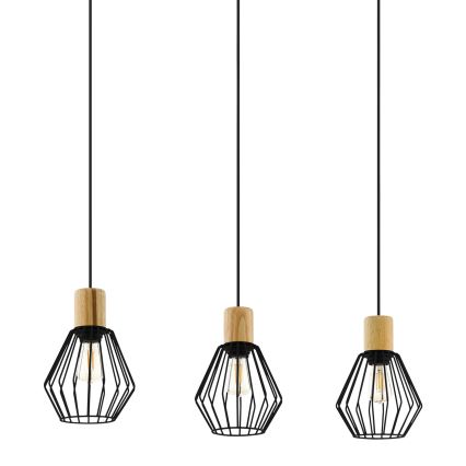Eglo - Luster na lanku 3xE27/60W/230V