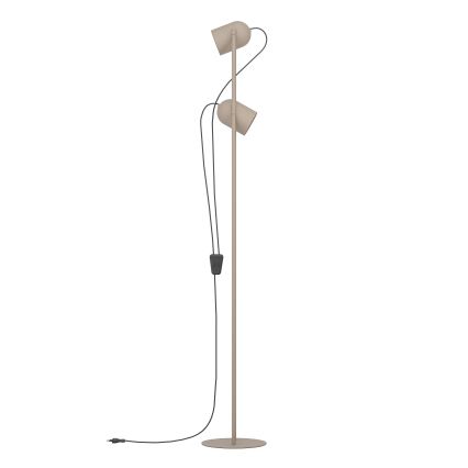 Eglo - Stojacia lampa 2xE14/8W/230V béžová
