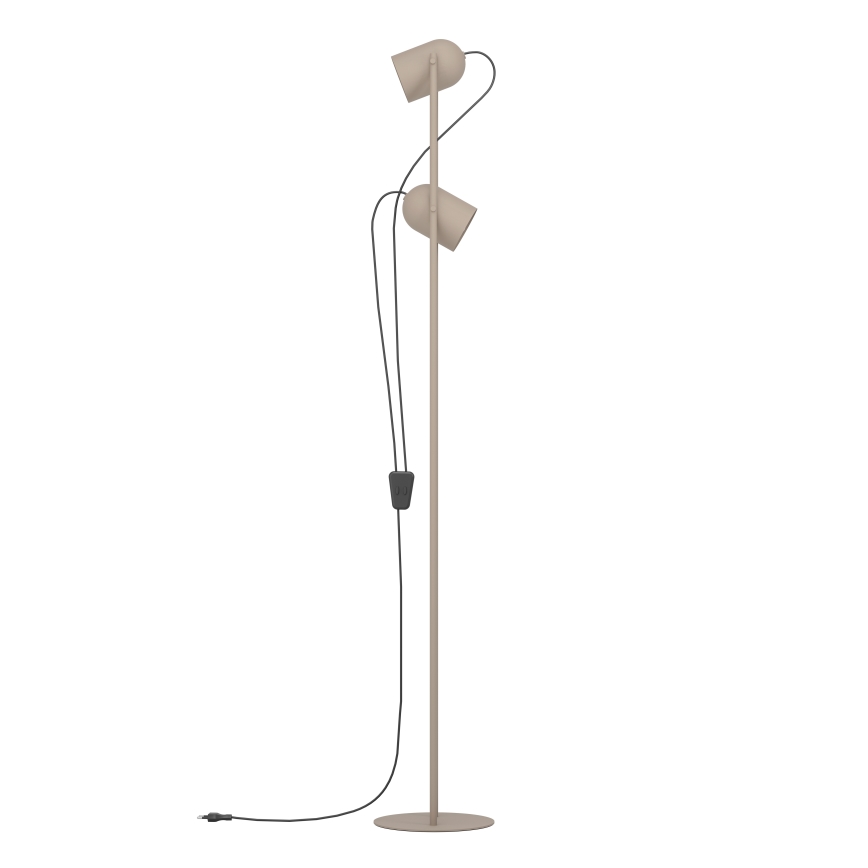 Eglo - Stojacia lampa 2xE14/8W/230V béžová