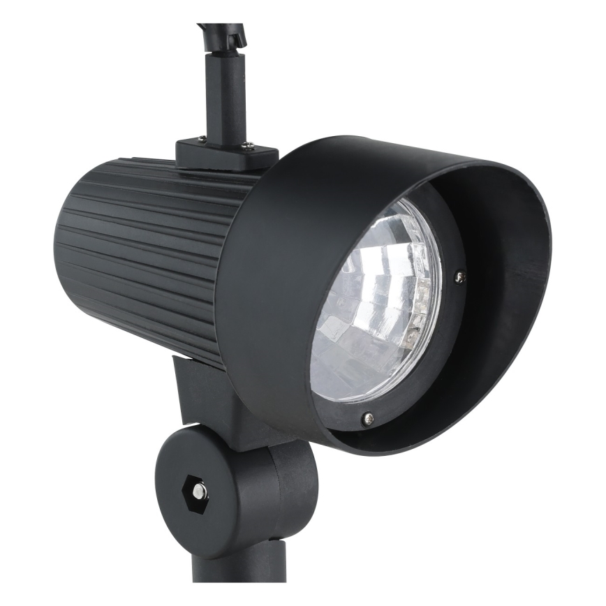 Eglo - Sada 3x LED solárnych svietidiel so senzorom LED/200 mAh IP44 čierne