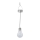 Eglo 48514 - LED Solárne závesné svietidlo LED/0,06W/1,2V 150mAh IP44 lesklý chróm