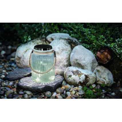Eglo 48567 - Solárne svietidlo SOLAR 12xLED/1xAA číra