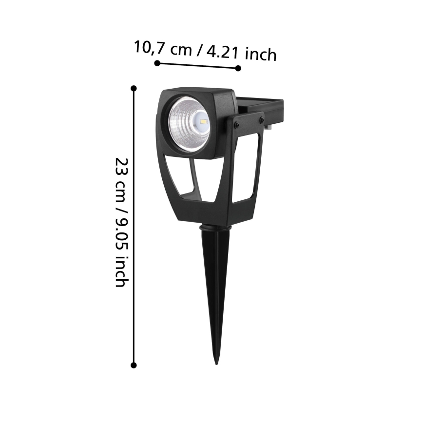 Eglo 48719 - LED Solárny reflektor SOLAR 1xLED/0,1W/3,2V 1000 mAh IP44