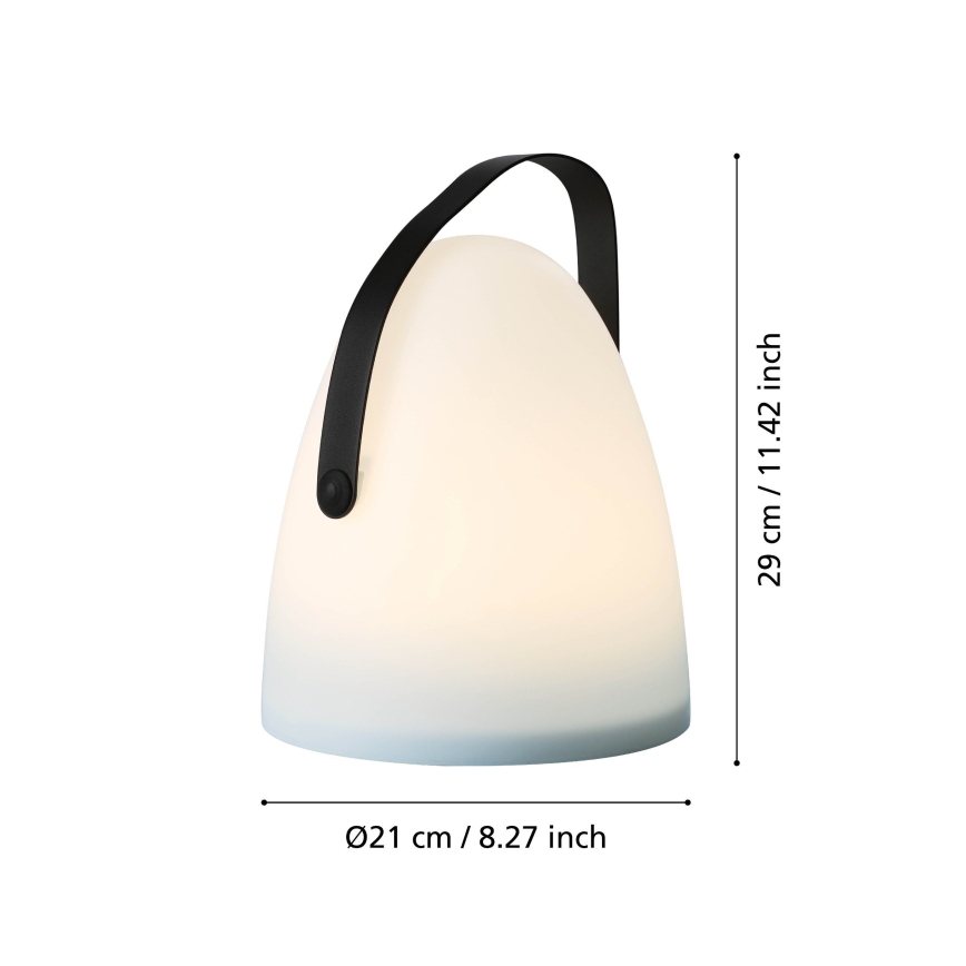 Eglo 48841 - LED Vonkajšia stolná lampa COLLIRADOS LED/3xAA IP44