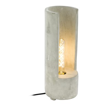Eglo 49112 - Stolná lampa LYNTON 1xE27/60W/230V betón