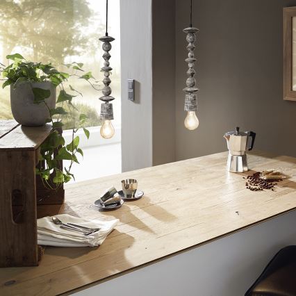 Eglo 49372 - Závesné svietidlo AVOLTRI 1xE27/60W/230V