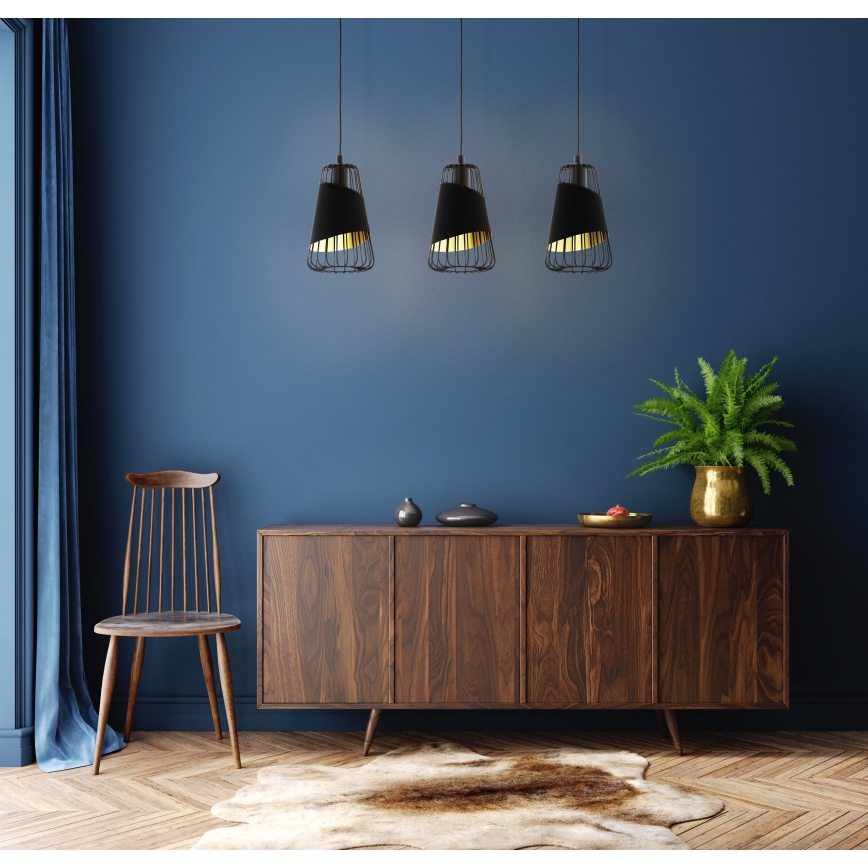 Eglo - Luster na lanku 3xE27/60W/230V