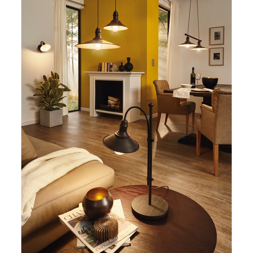 Eglo 49456 - Luster STOCKBURY 1xE27/60W/230V