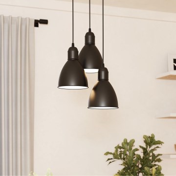 Eglo 49465 - Stropný luster PRIDDY 3xE27/60W/230V