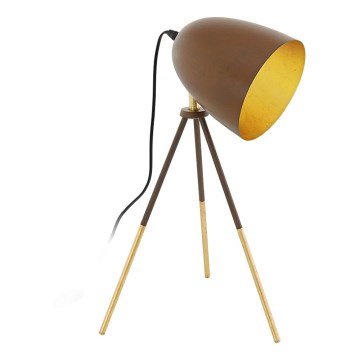 Eglo 49518 - Stolná lampa CHESTER 1 1xE27/60W/230V