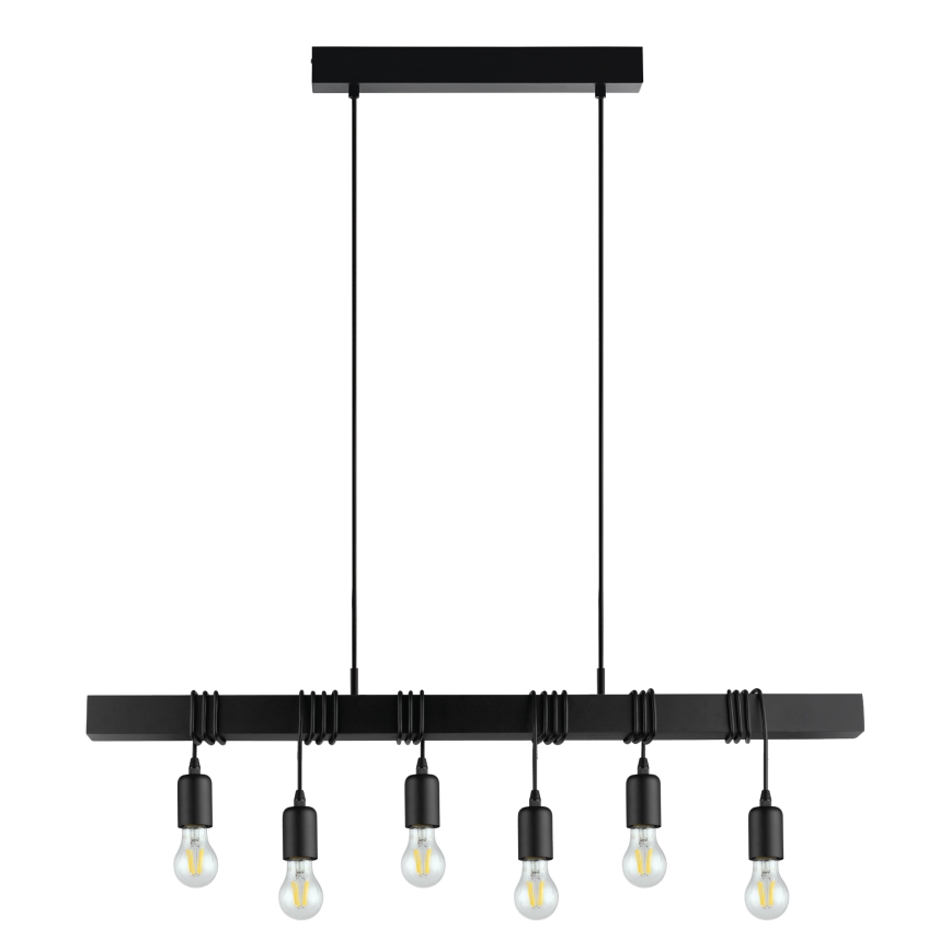 Eglo - Závesné svietidlo TOWNSHEND 6xE27/60W/230V