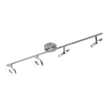 Eglo 54676 - LED bodové svietidlo 4xLED/6W/230V matný chróm