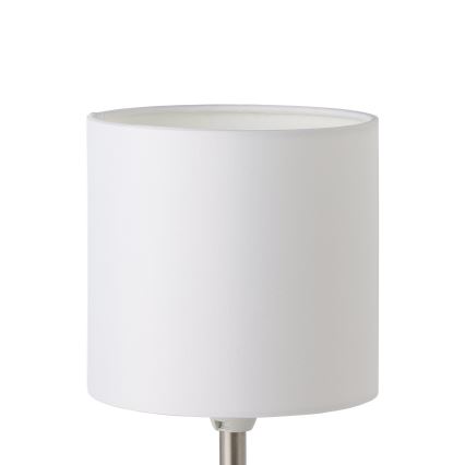 Eglo 54744 - Stolná lampa ANADIA 1xE14/40W/230V biela/matný chróm