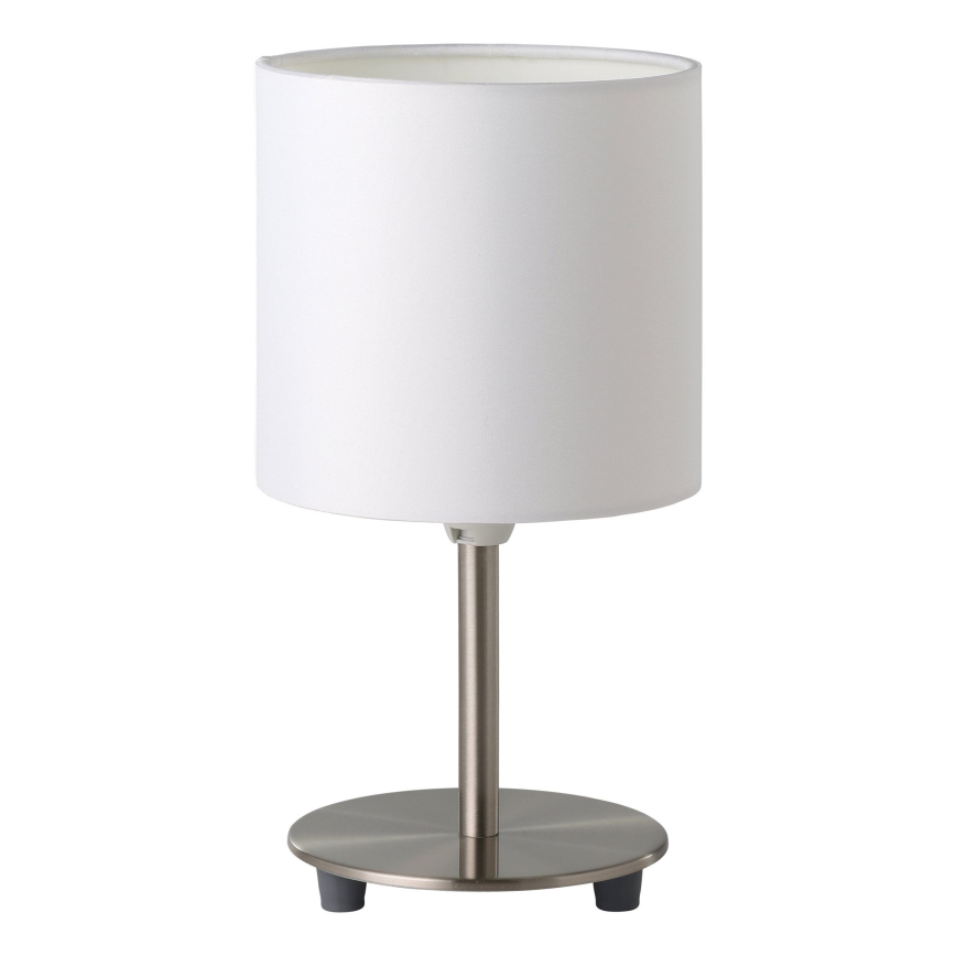 Eglo 54744 - Stolná lampa ANADIA 1xE14/40W/230V biela/matný chróm