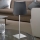 Eglo 54906 - LED Stolná lampa 1xE14/6W/230V šedá/matný chróm