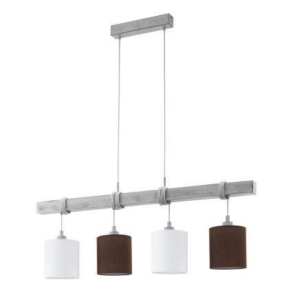 Eglo 55206 - LED luster na lanku TOWNSHEND 4xE27/60W/230V