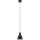 Eglo 55243 - Závesné svietidlo PRIDDY na kábli 1xE27/60W/230V, čierne
