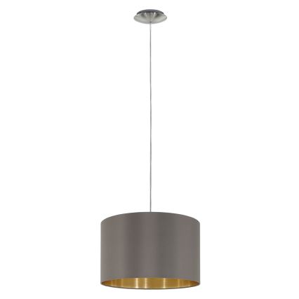 Eglo 55269 - Luster na lanku MASERLO 1xE27/60W/230V hnedá