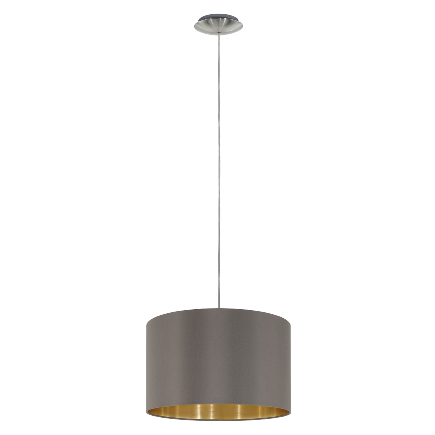 Eglo 55269 - Luster na lanku MASERLO 1xE27/60W/230V hnedá