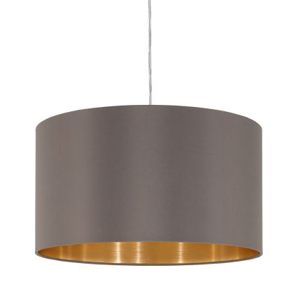 Eglo 55269 - Luster na lanku MASERLO 1xE27/60W/230V hnedá