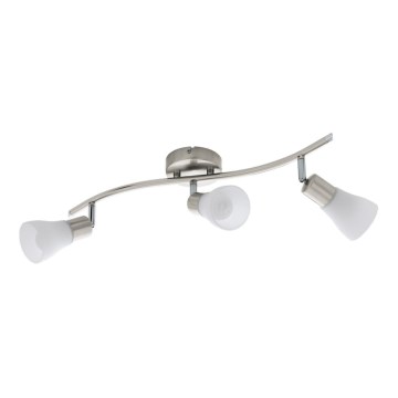 Eglo 55426 - LED bodové svietidlo 3xE14/4W/230V matný chróm