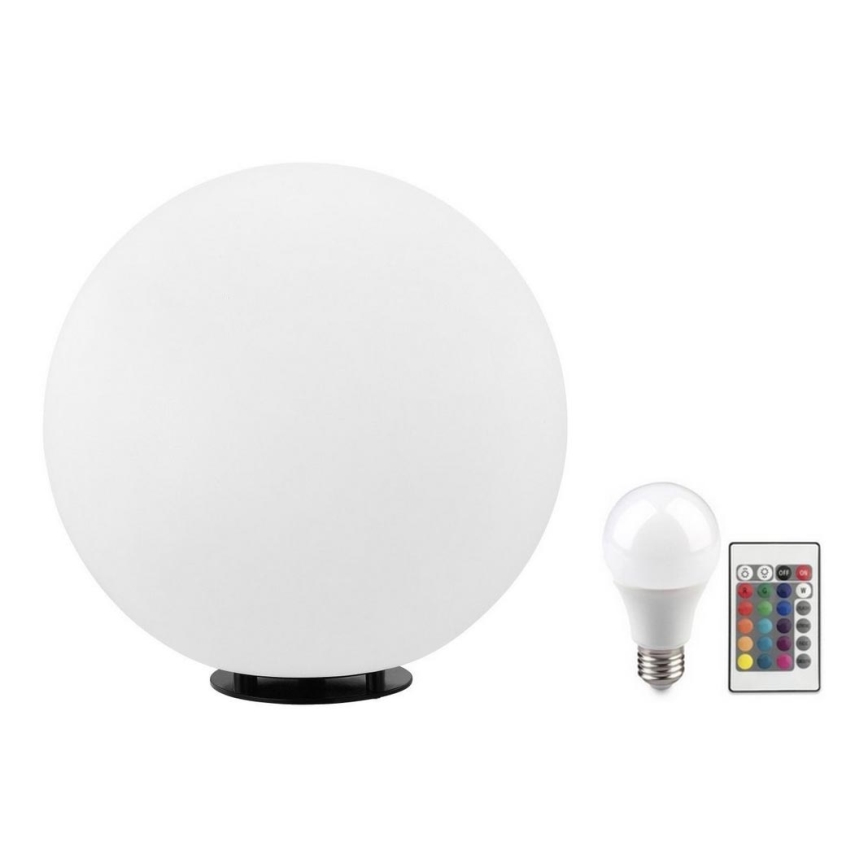 Eglo 55787 - LED RGBW Vonkajšia lampa MONTEROLO-C 1xE27/9W/230V 2700-6500K IP65 pr. 39 cm + diaľkové ovládanie