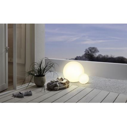 Eglo 55787 - LED RGBW Vonkajšia lampa MONTEROLO-C 1xE27/9W/230V 2700-6500K IP65 pr. 39 cm + diaľkové ovládanie