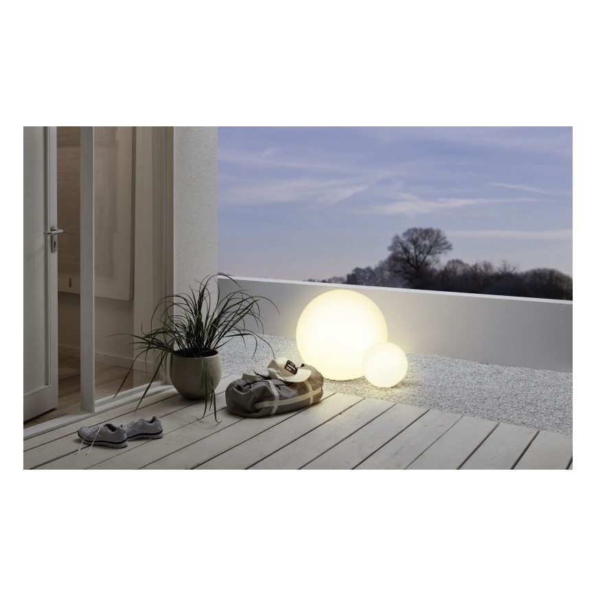 Eglo 55787 - LED RGBW Vonkajšia lampa MONTEROLO-C 1xE27/9W/230V 2700-6500K IP65 pr. 39 cm + diaľkové ovládanie