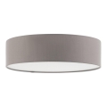 Eglo 55805 - LED stropné svietidlo 1xE27/11W/230V priemer 38 cm sivé