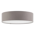 Eglo 55872 - LED Stropné svietidlo 1xE27/11W/230V pr. 38 cm sivá