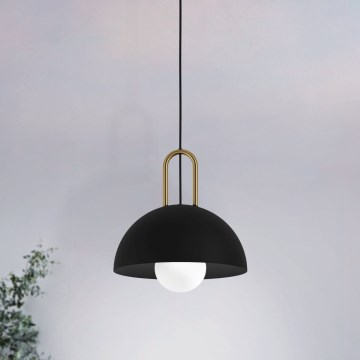 Eglo 56459 - Závesné svietidlo CALMANERA 1xE27/40W/230V čierne