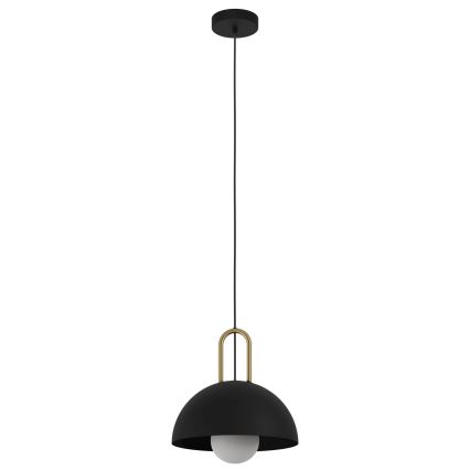 Eglo 56459 - Závesné svietidlo CALMANERA 1xE27/40W/230V čierne