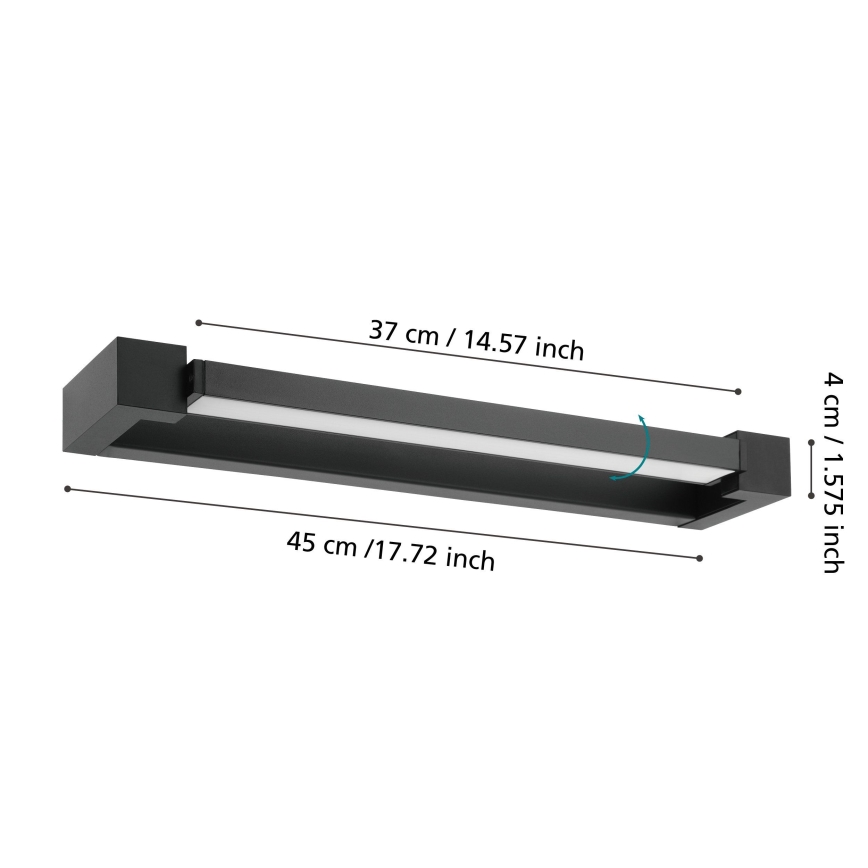 Eglo 56464 - LED Kúpeľňové osvetlenie zrkadla GEMILIANA LED/8,9W/230V 4000K 45 cm IP44