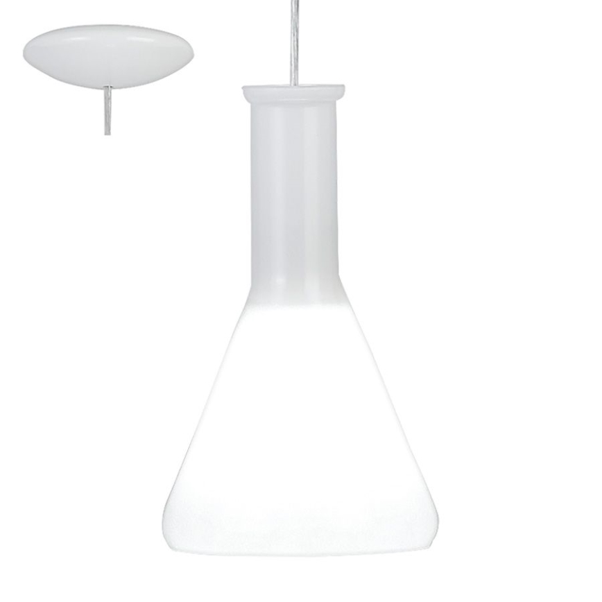 Eglo 62264 - Luster na lanku PASCOA PRO 1xE27/60W/230V 16,8 cm biela