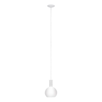 Eglo 62266 - Luster na lanku PASCOA PRO 1xE27/60W/230V 20 cm biela