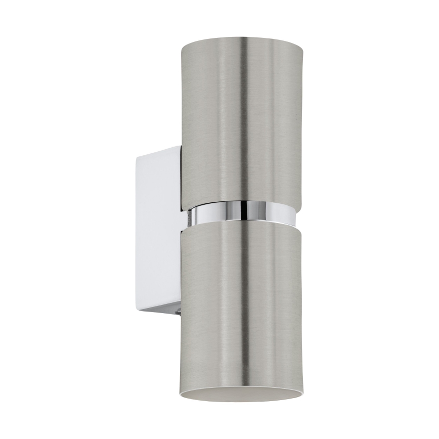 Eglo 64794 - LED Nástenné svietidlo PASSA PRO 2xGU10/3,3W/230V 3000K matný chróm