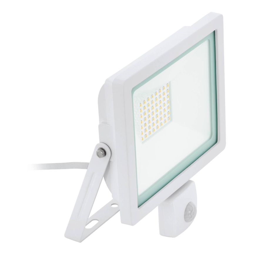 Eglo 64876 - LED Reflektor so senzorom FILETTI LED/30W/230V 3000K IP44 biela