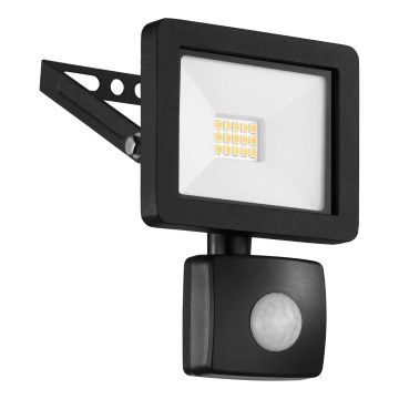 Eglo 64878 - LED Reflektor so senzorom FILETTI LED/10W/230V 4000K IP44 čierna
