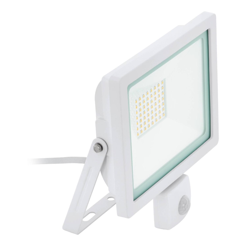 Eglo 64886 - LED Reflektor so senzorom FILETTI LED/50W/230V 4000K IP44 biela
