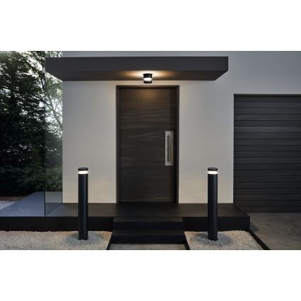Eglo 65038 - LED vonkajšie nástenné svietidlo MELZO PRO LED/11W/230V 3000K IP44 čierne