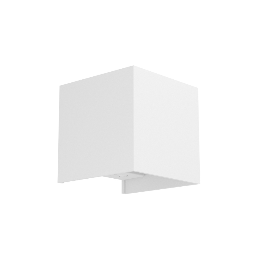 Eglo - LED stmievateľné vonkajšie nabíjateľné nástenné svietidlo s pohybovým a súmrakovým senzorom LED/2,2W/5V IP44 biela